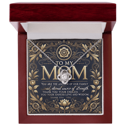Love Knot Necklace – A Meaningful Gift for Mothers snake - label