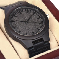 Wooden Watch – A Romantic Gift for Your Husband or Boyfriend snake - label