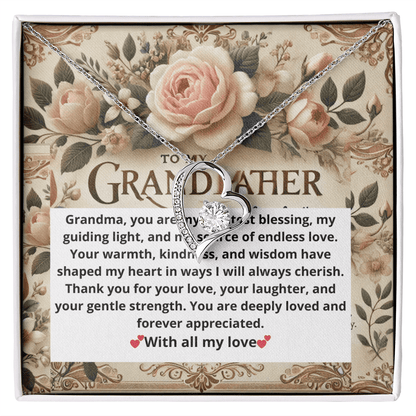 Forever Love Necklace – A Heartfelt Gift for Grandmothers snake - label