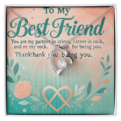 Forever Love Necklace – A Meaningful Gift for Best Friends snake - label
