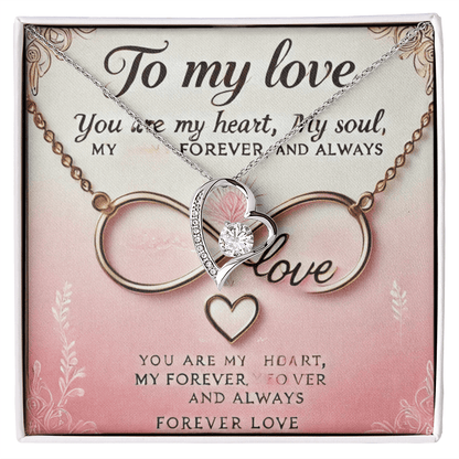 Forever Love Necklace – A Romantic Gift for Your Wife or Girlfriend snake - label