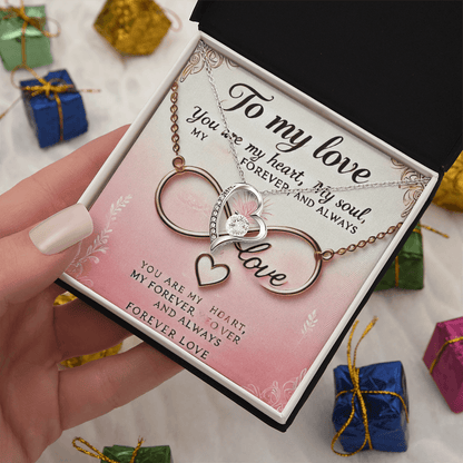 Forever Love Necklace – A Romantic Gift for Your Wife or Girlfriend snake - label