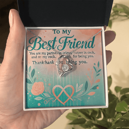 Forever Love Necklace – A Meaningful Gift for Best Friends snake - label
