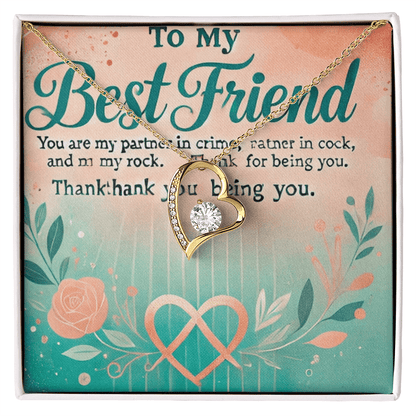 Forever Love Necklace – A Meaningful Gift for Best Friends snake - label