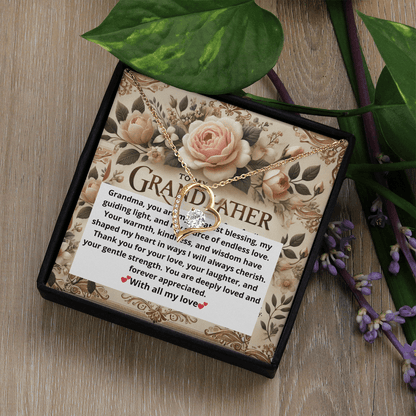 Forever Love Necklace – A Heartfelt Gift for Grandmothers snake - label