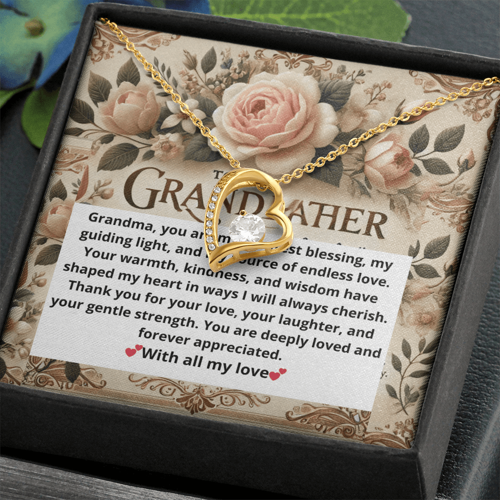 Forever Love Necklace – A Heartfelt Gift for Grandmothers snake - label
