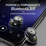 Bluetooth Earphone Earbuds with V5.0 Bluetooth Technology | 3500mAh Battery | Crystal - Clear Sound - snake - label