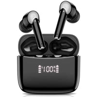 Bluetooth Mini Earphones for Sports - Immersive Stereo Sound, BT 5.0 Connectivity, Touch Control - snake - label