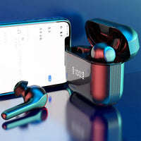 Bluetooth Mini Earphones for Sports - Immersive Stereo Sound, BT 5.0 Connectivity, Touch Control - snake - label