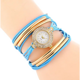 Bracelet Buckle Strap Ladies Fashion Watch | Quartz Movement | Waterproof | PU Strap - snake - label