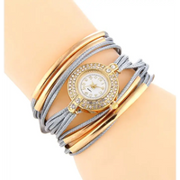 Bracelet Buckle Strap Ladies Fashion Watch | Quartz Movement | Waterproof | PU Strap - snake - label