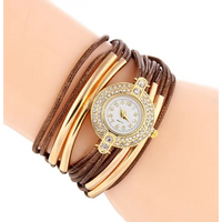 Bracelet Buckle Strap Ladies Fashion Watch | Quartz Movement | Waterproof | PU Strap - snake - label