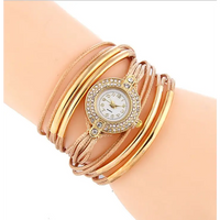 Bracelet Buckle Strap Ladies Fashion Watch | Quartz Movement | Waterproof | PU Strap - snake - label