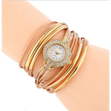 Bracelet Buckle Strap Ladies Fashion Watch | Quartz Movement | Waterproof | PU Strap - snake - label