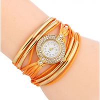 Bracelet Buckle Strap Ladies Fashion Watch | Quartz Movement | Waterproof | PU Strap - snake - label