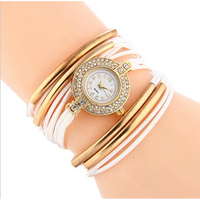 Bracelet Buckle Strap Ladies Fashion Watch | Quartz Movement | Waterproof | PU Strap - snake - label