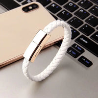 Bracelet Charger USB: Stylish Wearable Charging Cable - snake - label