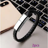 Bracelet Charger USB: Stylish Wearable Charging Cable - snake - label