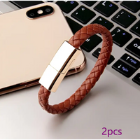 Bracelet Charger USB: Stylish Wearable Charging Cable - snake - label