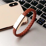 Bracelet Charger USB: Stylish Wearable Charging Cable - snake - label