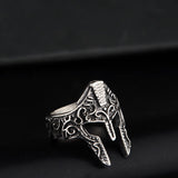 Bold Warrior Mask Ring - New Fashion Statement for Unique Personalities