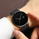 Men's Simple Calendar Quartz Watch - Creative & Waterproof Design