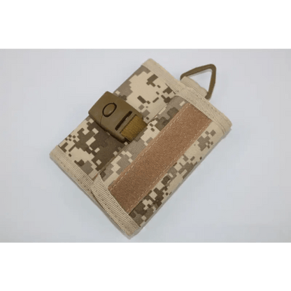 Camouflage Wallet with Key Pendant Bag Function snake - label