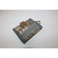 Camouflage Wallet with Key Pendant Bag Function - Durable Nylon 600D - Outdoor Sports Style - Compact 27*11.8 Size - snake - label