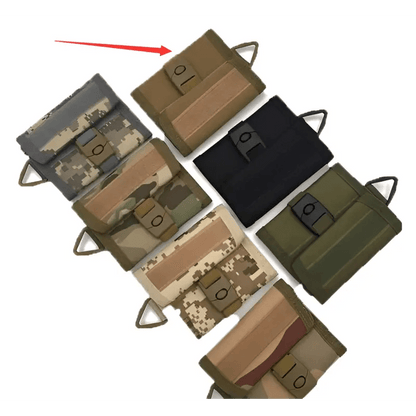 Camouflage Wallet with Key Pendant Bag Function snake - label
