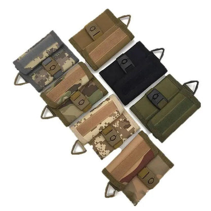 Camouflage Wallet with Key Pendant Bag Function snake - label