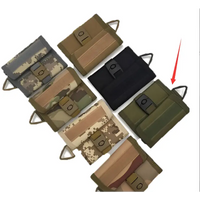 Camouflage Wallet with Key Pendant Bag Function - Durable Nylon 600D - Outdoor Sports Style - Compact 27*11.8 Size - snake - label