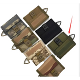 Camouflage Wallet with Key Pendant Bag Function - Durable Nylon 600D - Outdoor Sports Style - Compact 27*11.8 Size - snake - label