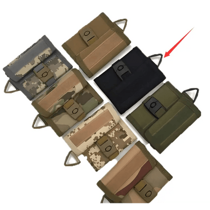 Camouflage Wallet with Key Pendant Bag Function snake - label