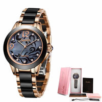 Ceramic Ladies Watches: Waterproof, Quartz Movement, Various Colors - Fashionable & Durable - snake - label