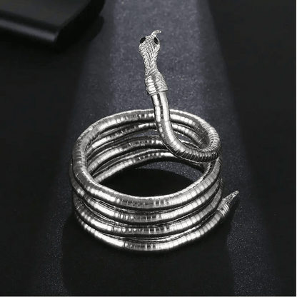 Classy Collar Alloy Necklace with 6mm*900mm Chain & Eye - Catching Designs snake - label