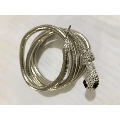 Classy Collar Alloy Necklace with 6mm*900mm Chain & Eye - Catching Designs snake - label