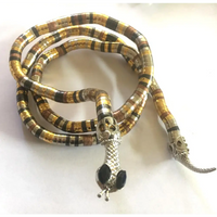 Classy Collar Alloy Necklace with 6mm*900mm Chain & Eye - Catching Designs - snake - label