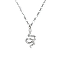 Clavicle Chain Snake Necklace with Adjustable Length - Premium Gold Alloy - snake - label