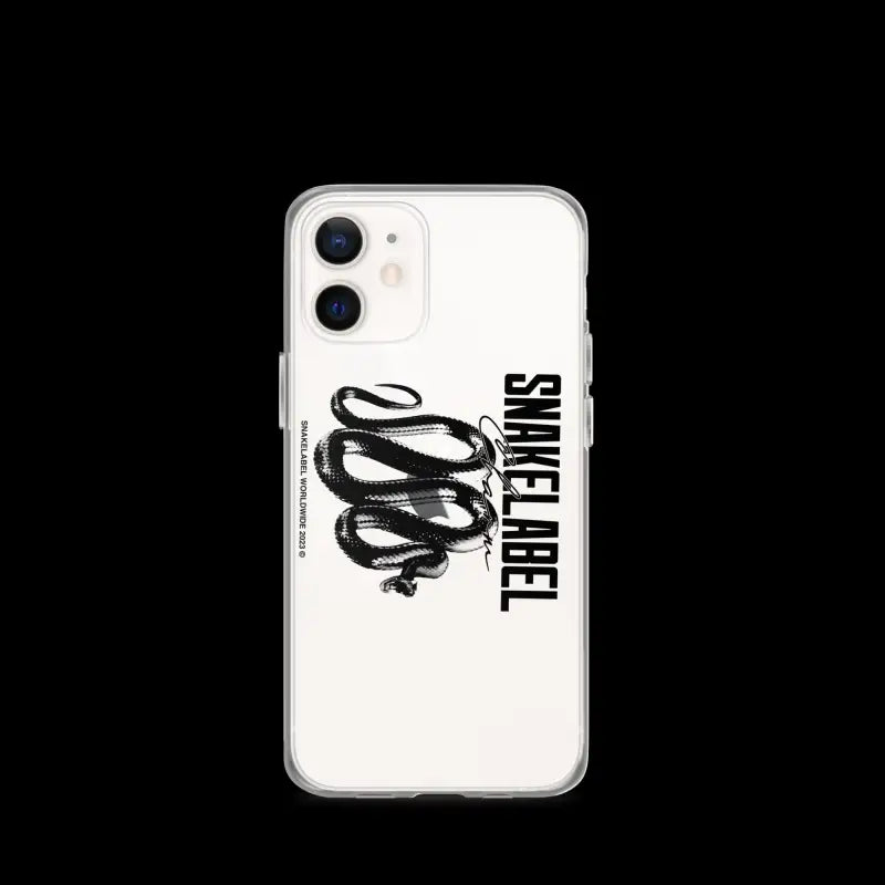 Clear iPhone Case: Protective Clear Case for iPhone SE 2020 snake - label