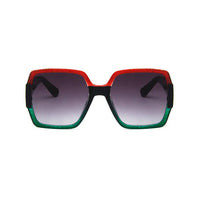 Colorful Glitter Sunglasses with UV Protection & Glittery Frame - snake - label