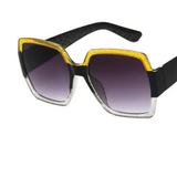 Colorful Glitter Sunglasses with UV Protection & Glittery Frame - snake - label