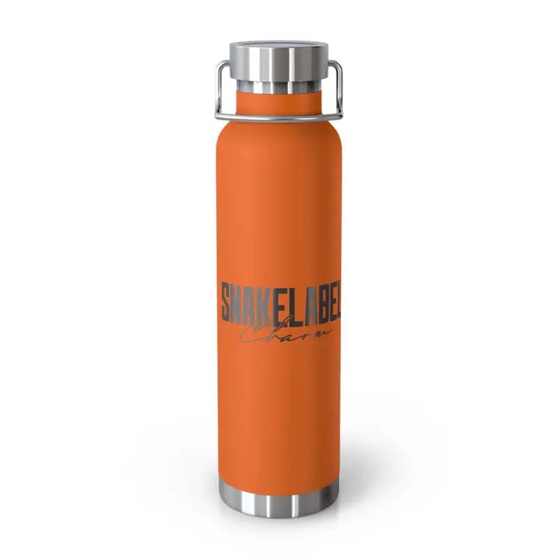 Copper Vacuum Insulated Bottle, 22oz - Long - Lasting Hot & Cold Retention snake - label