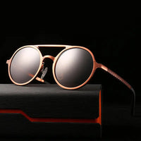 Cosetta Sunglasses: Polarized Lenses, UV400 Protection, Vintage Style Frames - snake - label