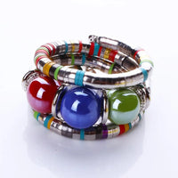 Creative Geometric Snake Bracelet - High - Quality Resin, Exotic Design - snake - label