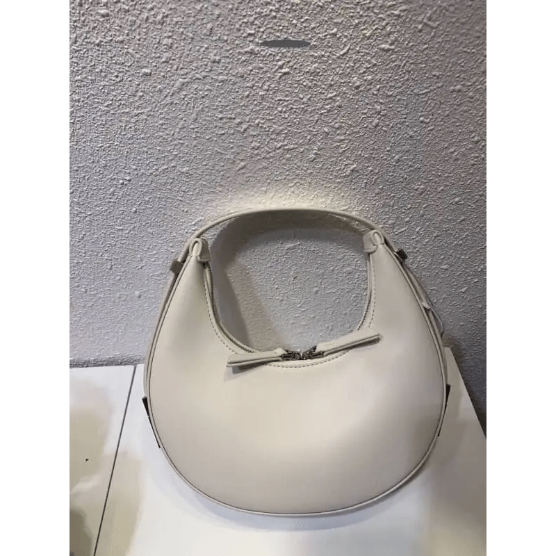 Crescent Leather Small Bag: Stylish U - Shaped Underarm Bag in 4 Colors snake - label