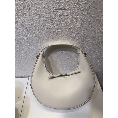 Crescent Leather Small Bag: Stylish U - Shaped Underarm Bag in 4 Colors snake - label