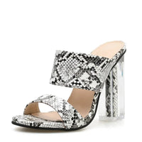 Crystal High Heel Snake Shoes - Glamour & Comfort in Every Step snake - label