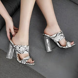 Crystal High Heel Snake Shoes - Glamour & Comfort in Every Step snake - label