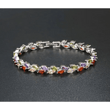 Crystal Willow Bracelet with Horse Eye Crystals - Health Shield & Opulent Design snake - label