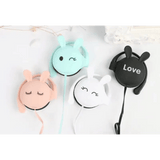 Cute Bunny Earphones: High - Quality ABS Over - Ear Headphones snake - label